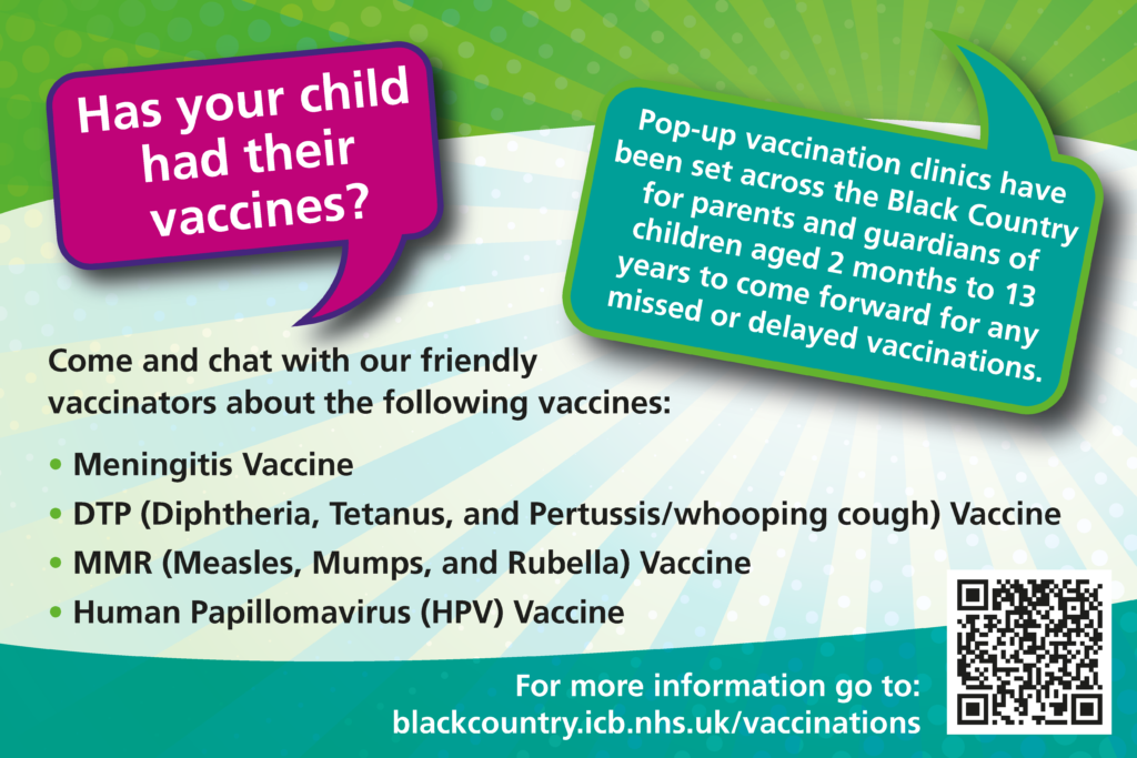 Childhood Vaccinations Pop Up Clinics